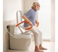 Sollevatore elettrico di alta qualità con maniglie, inclinazione silenziosa, regolabile in altezza, maniglia antiscivolo, si adatta alla maggior parte dei WC