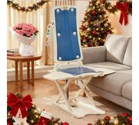 Sollevatore elettrico per sedia, sollevatore a pavimento per supporto, altezza regolabile fino a 50,8 cm, limite di peso 136,1 kg, leggero a 13,2 kg