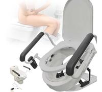 Sollevatore elettrico regolabile in altezza per sedile WC con sistema di sollevamento e asciugatura ad aria calda per un maggiore comfort e accessibilità del bagno