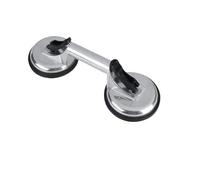 Sollevatore for lastre di vetro con ventosa a doppia maniglia in alluminio for impieghi gravosi, for piastrelle di vetro, specchi, granito, pinze for la rimozione di ammaccature(Double Metal)