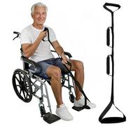 Sollevatore gambe da 91 cm per sollevare le gambe del letto, cinghia con impugnature e passante per il piede, supporto per anca e ginocchio, supporto per il recupero delle gambe, per salire e scendere