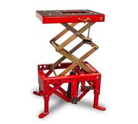 Vector Sollevatore idraulico centrale Off Road per moto Rosso (ruote non incluse)