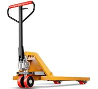 Sollevatore idraulico manuale per pallet pesanti con ruote in PU, capacità 2T/2.5T/3T, ideale per banchina di carico in fabbrica di magazzino (2,5 t, 68,5 x 120 cm)
