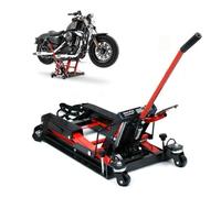Sollevatore idraulico per moto, 680 kg, portata: sollevatore per moto, cavalletto di montaggio per moto, regolabile da 115 a 365 mm
