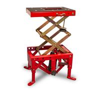 Sollevatore idraulico per moto rosso (ruote non incluse), rosso