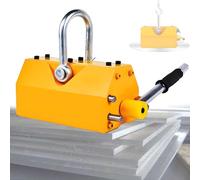 Sollevatore magnetico con capacità di sollevamento di 100/200/400/600 kg, sollevatore magnetico in acciaio con rilascio manuale, magnetismo senza elettricità(600KG)