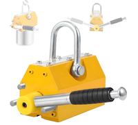Sollevatore magnetico con rilascio - Capacità di tiro 100/200/400/600 kg - Magnete di sollevamento commutabile per movimentazione sicura ed efficiente di materiali ferrosi,100kg