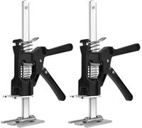 Sollevatore manuale 2 pezzi - Sollevatori a risparmio di manodopera - Braccio a risparmio di manodopera fino a 200 kg - Regolatore di altezza per piastrelle, pannelli di legno, porte, finestre e