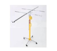 Sollevatore Manuale ed Elettrico 2 in 1 for Pannelli di Sollevamento for Cartongesso, Martinetto for Cartongesso for Carichi Pesanti da 9,8-16,4 Piedi con Ruote, Gru da Costruzione Rotolante(4meter)