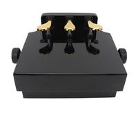 Sollevatore Pedal Extender, 5.5-8.3 in altezza regolabile piano pedale con 3 pedali, Anti Slip Kids Piano Foot Strumento ausiliario per pianoforte a coda, verticale ed elettrico