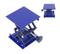 Sollevatore per Banco da Laboratorio Lab Jack Stand, 4X4" / 5,9X5,9" / 7,9X7,9" Sollevatore da Laboratorio In Ossido di Alluminio, Supporto Peso 5-10 Kg, Mini Sollevatore a Forbice 100 * 100mm