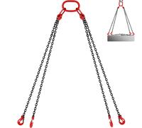 Sollevatore per Imbracature Catene di Sollevamento a 4 Gambe Lunghezza 3m