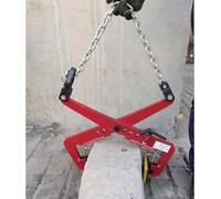 Sollevatore per Lastre di Granito, Pinza per Sollevamento Lastre di Granito, Gamma Regolabile, Pinza per Sollevamento A Forbice per Pietra per Impieghi Gravosi, per Trasporto E Trasporto Ver