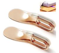 Sollevatore per materassi e lenzuola, sollevatore ergonomico a cuneo per un facile cambio delle lenzuola, riduce la tensione alla schiena e risparmia tempo quando si fa il letto (ambra x 2 pezzi)