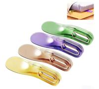 Sollevatore per materassi e lenzuola, sollevatore ergonomico a cuneo per un facile cambio delle lenzuola, riduce la tensione alla schiena e risparmia tempo quando si fa il letto (multicolore, 4 pezzi)