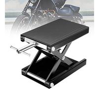 Sollevatore per moto, con supporto per cric a forbice, capacità 500 kg, piattaforma in acciaio per trike, moto da cross, motoslitte, strumento di riparazione resistente