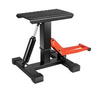 Sollevatore per moto, piattaforma di lavoro, rosso e nero, supporto idraulico per motocross, supporto per sollevamento moto e supporto di montaggio per motocross con Damper