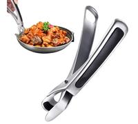 Sollevatore per piastre - Clip per pinza per piastre da 7 pollici, pinze in acciaio premium, accessorio da cucina termoisolato | Robusto meccanismo di bloccaggio con impugnatura ergonomica per una rim