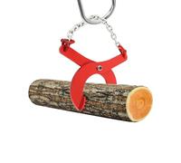 Sollevatore per pietre, 2000 kg, con attacco a catena per pallet e pietre - Sollevatore per pavimentazione in acciaio legato, pinza per pietre con apertura ganasce, rosso