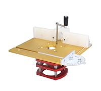 Sollevatore per router con piastra superiore, base di sollevamento per lavorazione del legno, scanalatura, smussatura, piano d'appoggio, funzionamento manuale, robusto kit di sollevamento per router
