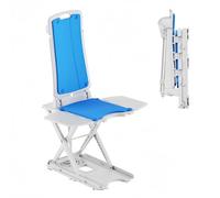 Sollevatore per Sedia Elettrico,Sollevatori per Vasca da Bagno,Sedia Sollevatrice Reclinabile Leggera per Vasca da Bagno,Sedia da Bagno per Un Bagno Facile,Limite di Peso 300 Libbre Blue