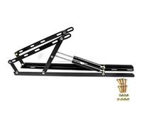 Sollevatore pneumatico per coperchio, 1 coppia, meccanismo di sollevamento pneumatico per letti pesanti, molle a gas, cerniere per mobili pieghevoli, cerniere a molla per sollevare lo spazio delle