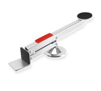 Sollevatore porta per mobili pesanti, sollevatore di mobili per porte della stanza, con rotazione di 360 gradi, versatile in argento, per armadi a pedale, attrezzi di sollevamento