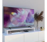 Sollevatore TV Legno 110 x 35 x 15 carico 60 kg Bianco
