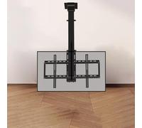 Sollevatore TVs Motorizzato Con Telecomando, Supporto TV Elettrico Soffitto, Staffa Montaggio TVs Sospesa Con Sollevamento Automatico, Rotazione 360° Sinistra A Destra