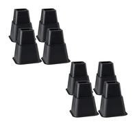 Sollevatori robusti da 15,2 cm, con base stabile, set di 8 rialzi per mobili portatili, per divano, tavolo, scrivania, sotto il letto, rialzi per bagagli