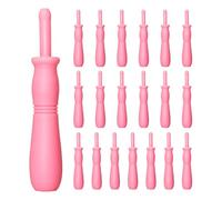 Sollievo di gas e coliche per bambini, efficace sollievo istantaneo per la stitichezza, soluzione naturale per coliche e gas del bambino (20 pezzi, rosa)