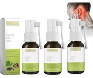 Sollievo naturale dall'acufene per il ronzio nelle orecchie, spray per la pulizia del cerume, inalatore per acufeni, migliora l'udito per donne e uomini