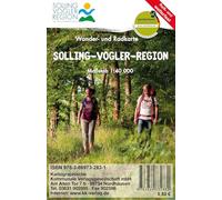 Solling-Vogler-Region: Rad- und Wanderkarte mit Stempelstellen