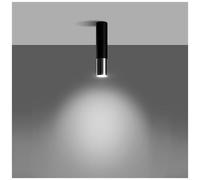 Sollux Lighting Loopez lampada da soffitto 1x40 W nero-oro SL.0951