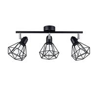 Sollux Lighting Artemis lampada da soffitto 3x40 W nero SL.1107
