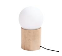 SOLLUX LIGHTING - Sollux Lighting Lampada Da Tavolo Boomo Sl.1193 - Moderno Lampade Da Scrivania Legno Naturale 21x12x12 Cm - SPEDIZIONE GRATUITA