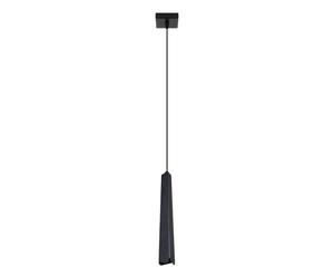 SOLLUX lighting - Apparecchio a sospensione PRYSM - Apparecchio decorativo - Lampada LED - Basso consumo energetico - G9, 1x max 8W LED, ~230V, 50Hz, IP20 - Nero - 8x8x120cm