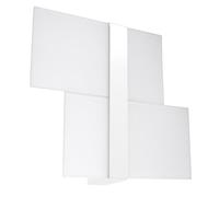 SOLLUX Steel Lighting Lampadina LED Paralume di design Minimalista Facile installazione Lampada da parete Massimo White