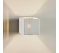 SOLLUX LIGHTING Applique Topic up/down in alluminio, grigio SOLLUX LIGHTING