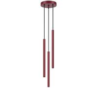 Sollux Lighting Arche lampada sospesa 3x8 W borgogna SL.2044