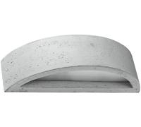 SOLLUX Lampada in cemento Lampada a LED dal design unico Lampada da parete a soppalco industriale moderna ATENA semicircolare