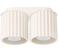 Sollux Lighting Aura lampada da soffitto 2x10 W beige SL.1790