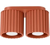 Sollux Lighting Aura lampada da soffitto 2x10 W rosso SL.1800