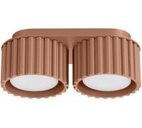 Sollux Lighting Lampada da soffitto Aura SL.1808 2x10 W Alluminio