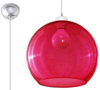 Sollux Lighting Ball lampada sospesa 1x60 W rosso SL.0253