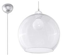 Sollux Lighting Ball - Lampadario in vetro e cromo