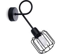 Sollux Lighting Beluci lampada da parete 1x40 W nero SL.1117