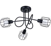 Sollux Lighting Beluci lampada da soffitto 3x40 W nero SL.1118