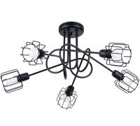 Sollux Lighting Beluci lampada da soffitto 5x12 W nero SL.1119