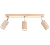Sollux Lighting Berge lampada da soffitto 3x40 W cromo-marrone SL.0703